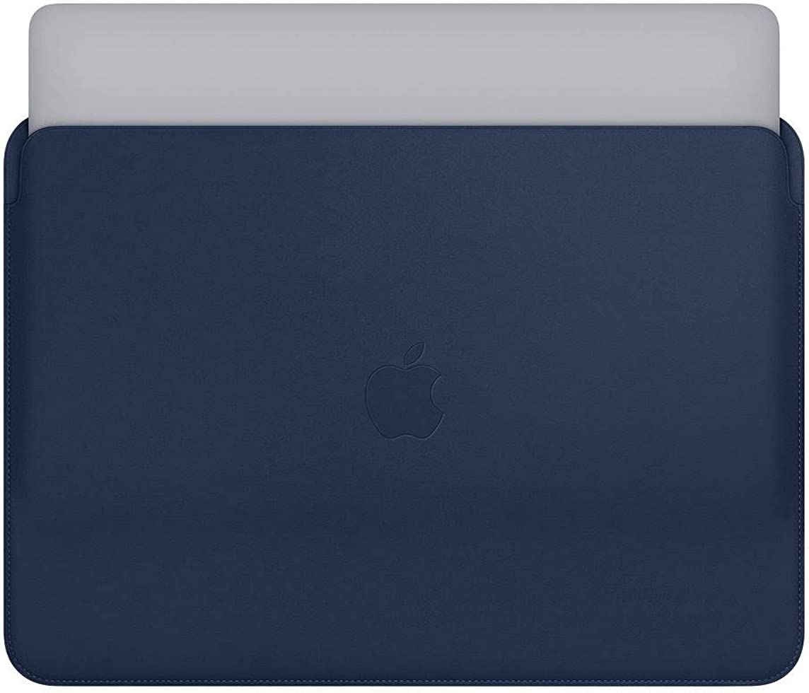 MacBook 13 Leather Sleeve Midnight Blue