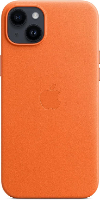 Apple iPhone 14 Plus Leather Case Orange