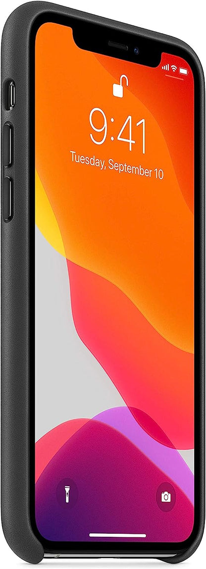 Apple iPhone 11 Pro Max Leather Case Black