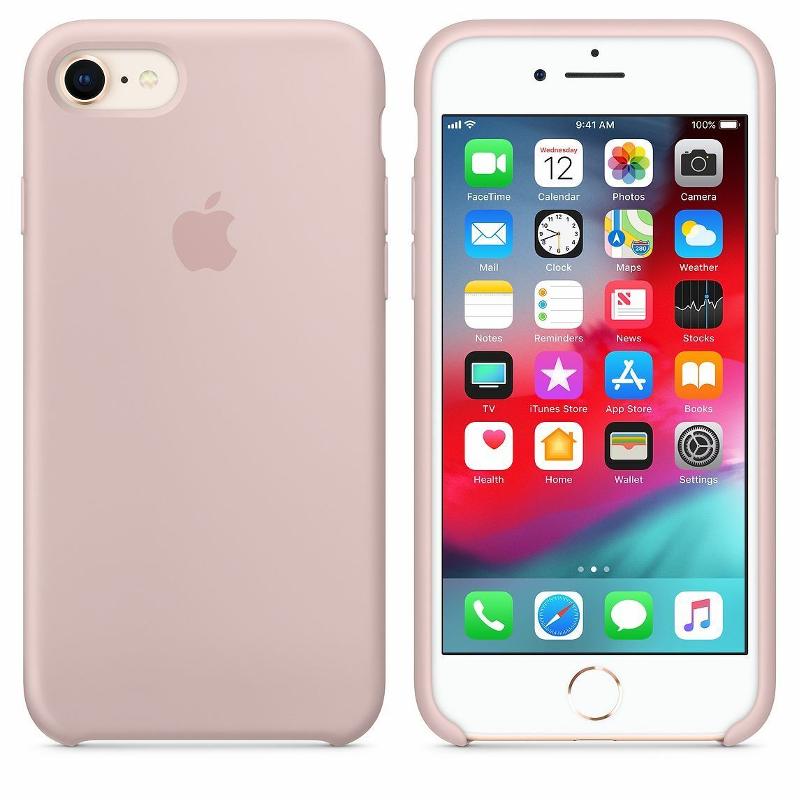 Apple iPhone 8 Silicone Case Pink Sand Pink Sand New - Sealed