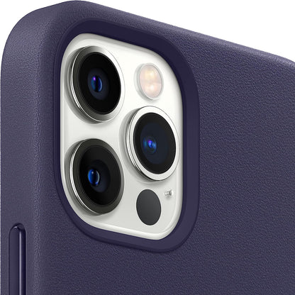 Apple iPhone 12 | 12 Pro Leather Case with MagSafe - Deep Violet