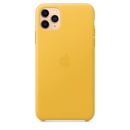 Apple iPhone 11 Pro Max Leather Case Meyer Lemon Meyer Lemon New - Sealed