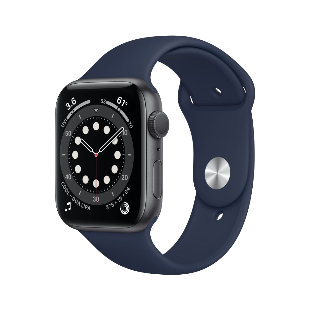 Apple Watch Series 6 Aluminium 44mm Space Grey - Fair - New Battery 44mm Space Grey Fair