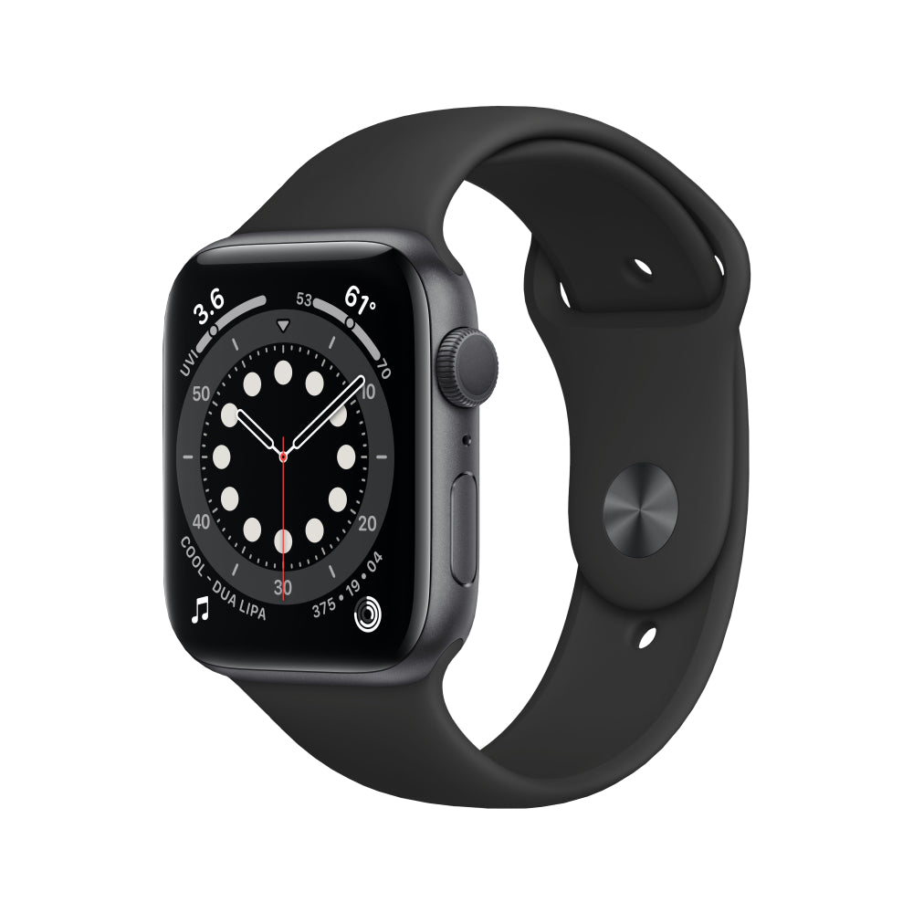 Apple Watch Series 6 Aluminium 44mm Space Grey - Fair - New Battery