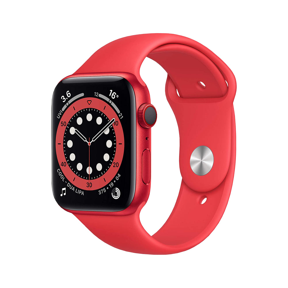 Apple Watch Series 6 Aluminium 44mm Red - Fair - New Battery 44mm Red Fair