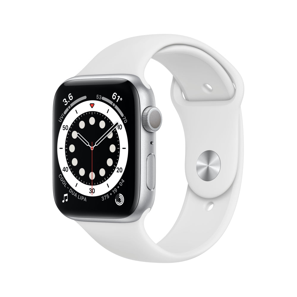 Apple Watch Series 6 Aluminium 44mm Silver - Fair - New Battery 44mm Silver Fair