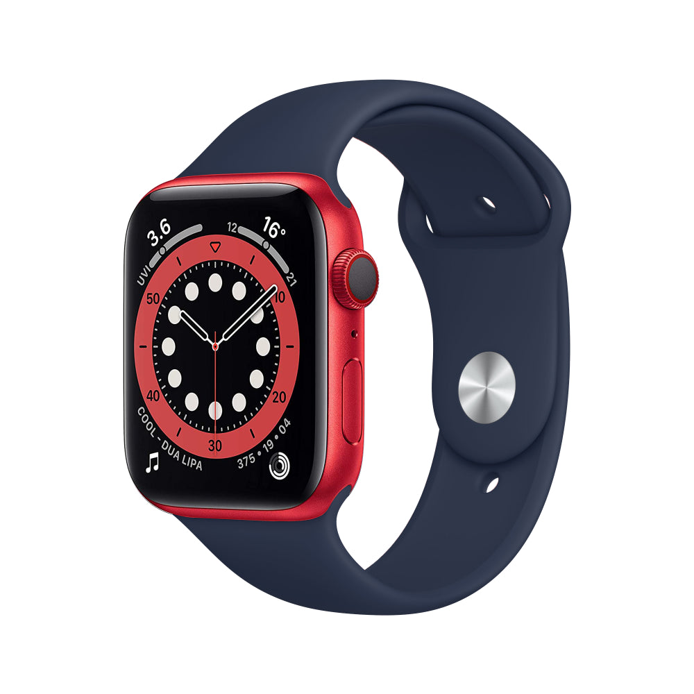 Apple Watch Series 6 Aluminium 44mm Red - Fair - New Battery 44mm Red Fair