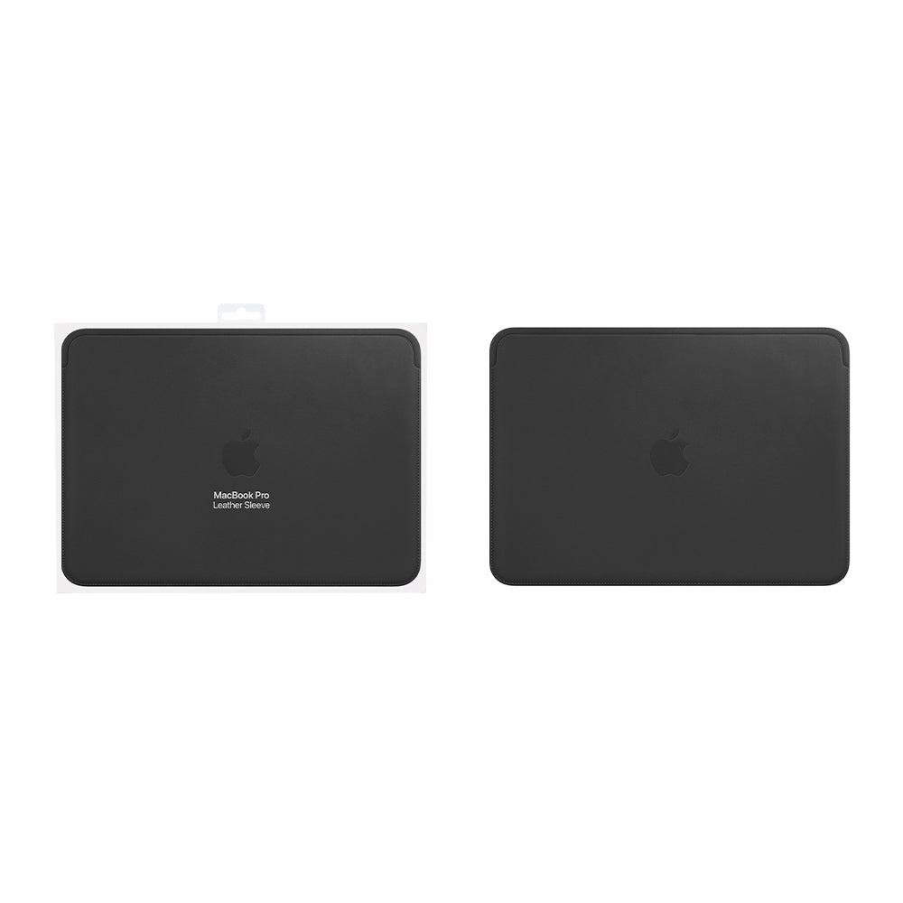 MacBook 13 Leather Sleeve Black Black New - Sealed