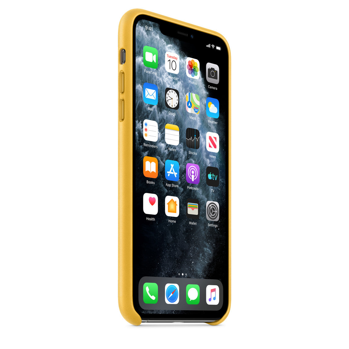Apple iPhone 11 Pro Max Leather Case Meyer Lemon