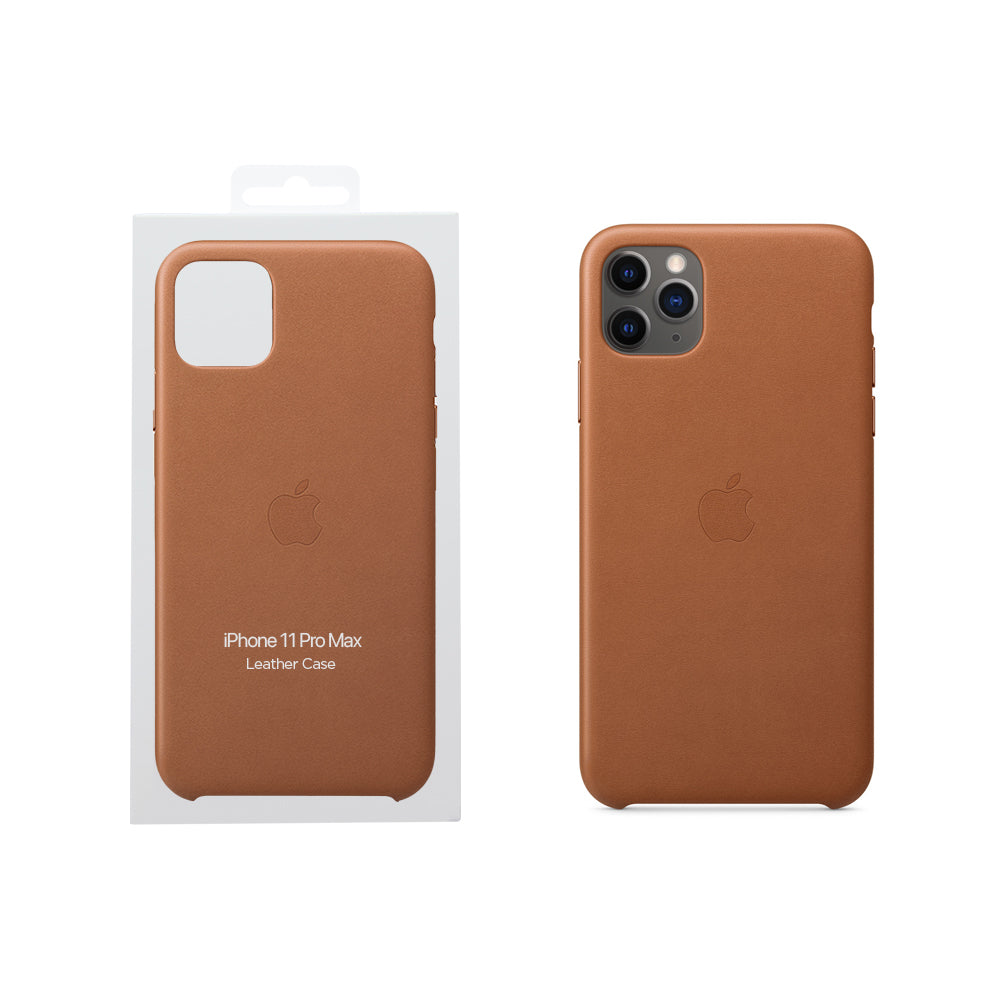 Apple iPhone 11 Pro Max Leather Case - Saddle Brown