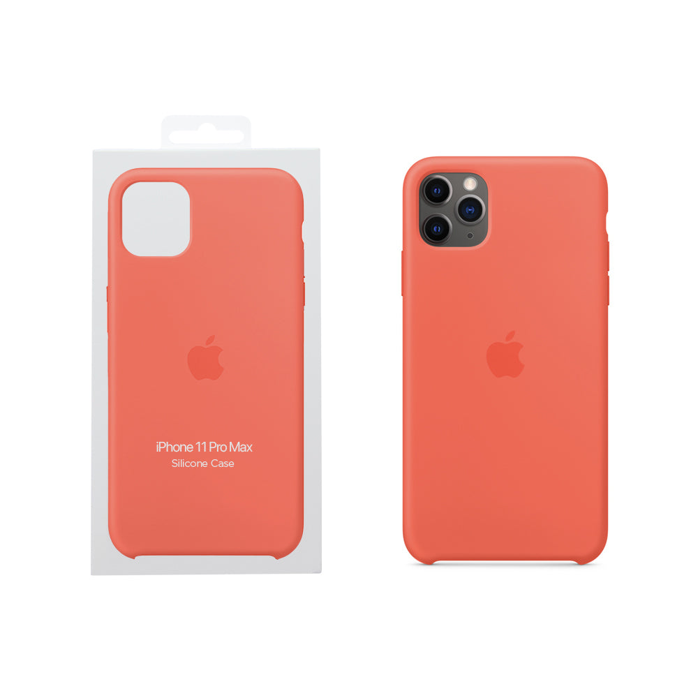 Apple iPhone 11 Pro Max Silicone Case Clementine