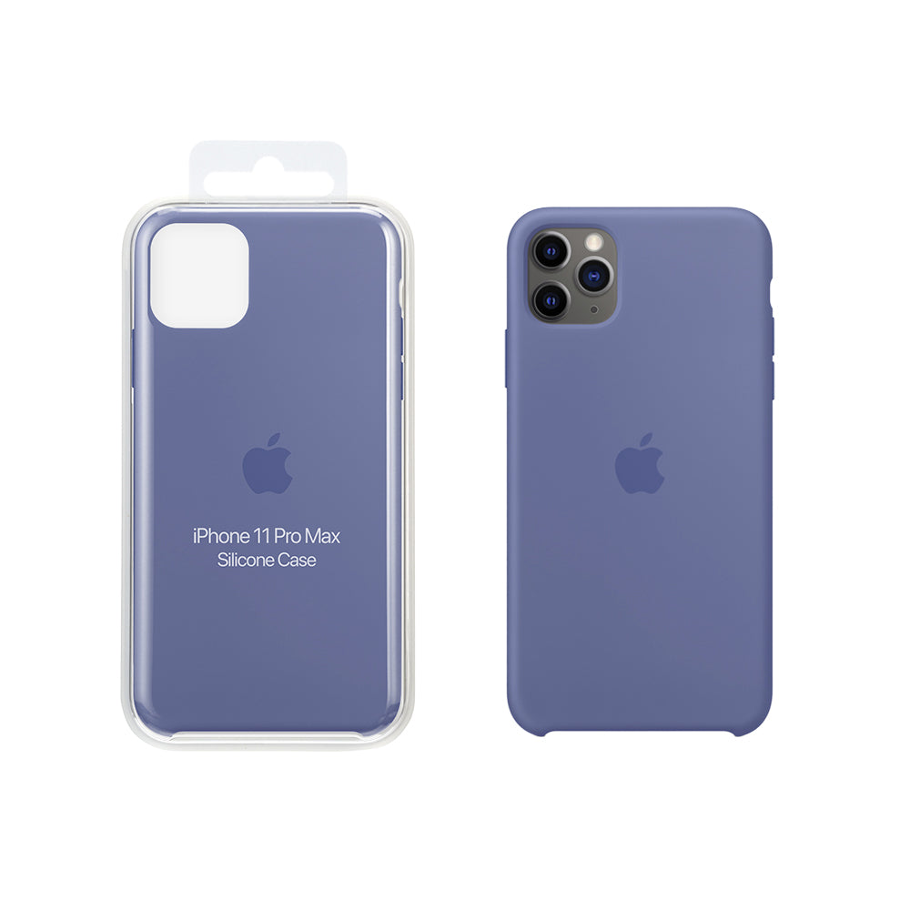 Apple iPhone 11 Pro Max Silicone Case - Linen Blue