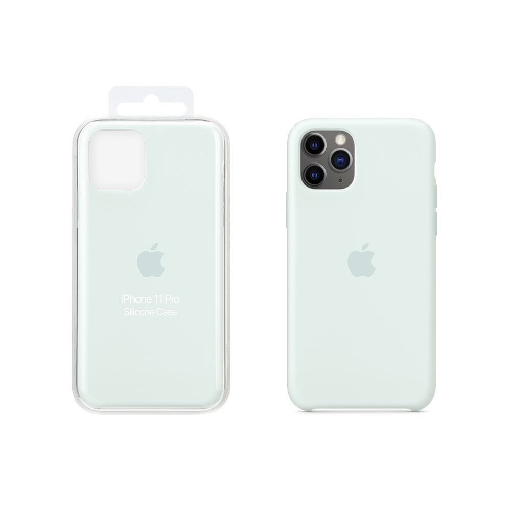 iPhone 11 Pro Max Silicone Case - Seafoam - Apple