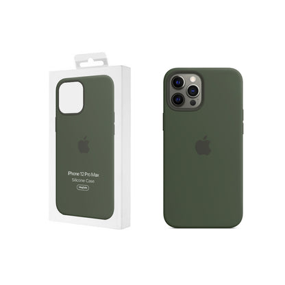 Apple iPhone 12 Pro Max Silicone Case with MagSafe - Cyprus Green