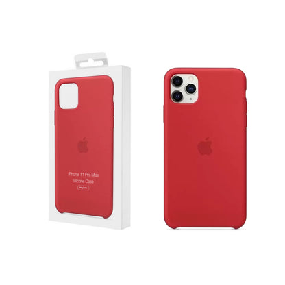 Apple iPhone 11 Pro Max Silicone Case - Red