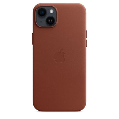 Apple iPhone 14 Plus Leather Case Umber