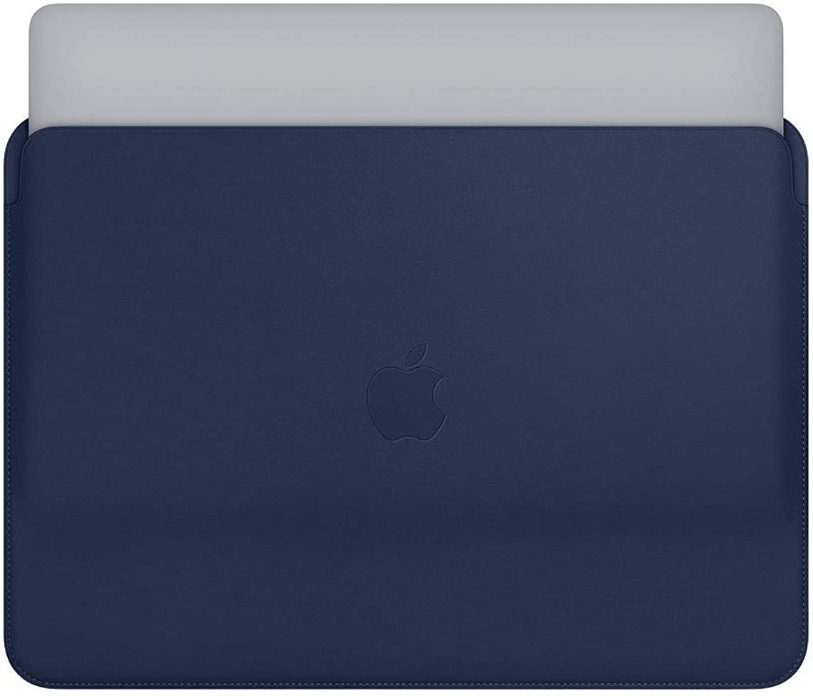 MacBook 12 Leather Sleeve Midnight Blue