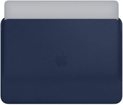 Macbook 16 inch Leather Sleeve Midnight Blue