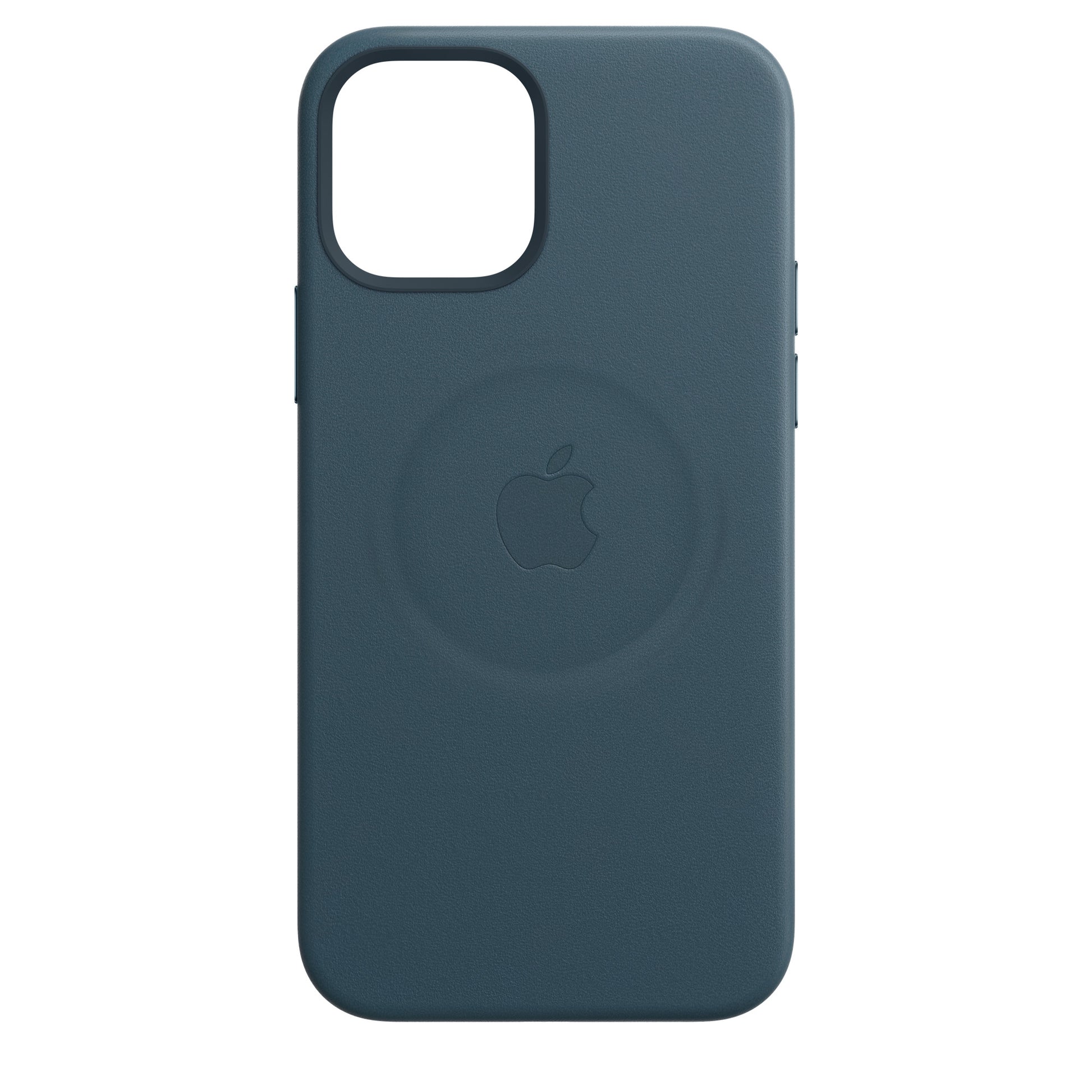 Apple iPhone 12 Pro Max Leather Case Deep Baltic Blue