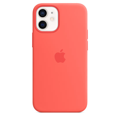 Apple iPhone 12 Mini Silicone Case Pink Citrus Pink Citrus New - Sealed