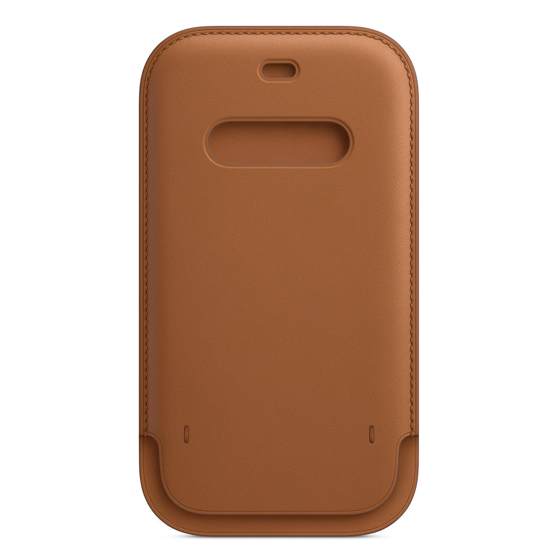 Apple iPhone 12 | 12 Pro Leather Sleeve with MagSafe - Saddle Brown