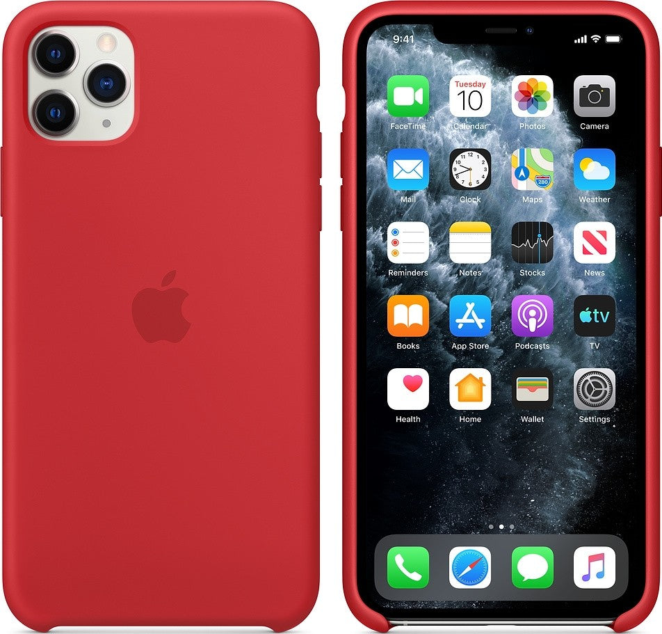 Apple iPhone 11 Pro Max Silicone Case - Red