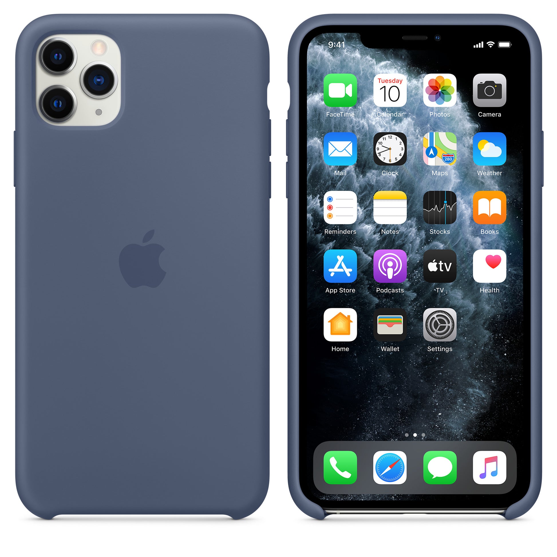 Apple iPhone 11 Pro Max Silicone Case Alaskan Blue