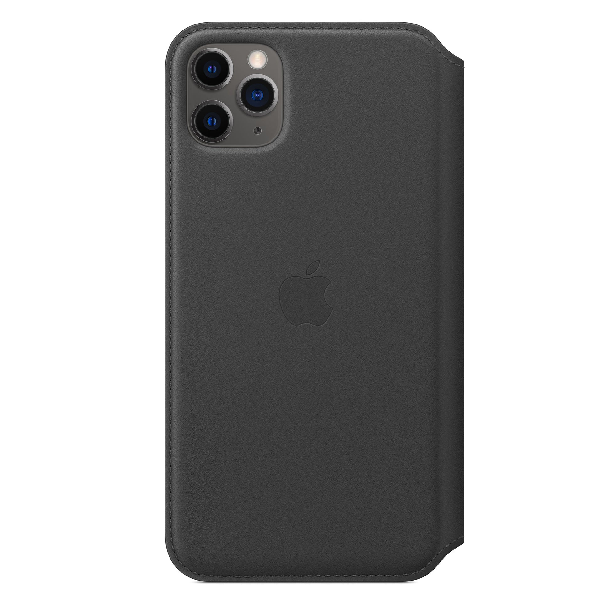 Apple iPhone 11 Pro Max Leather Folio Case - Black Black New - Sealed