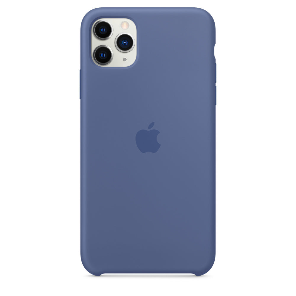 Apple iPhone 11 Pro Max Silicone Case - Linen Blue Linen Blue New - Sealed