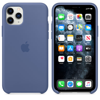 Apple iPhone 11 Pro Silicone Case - Linen Blue