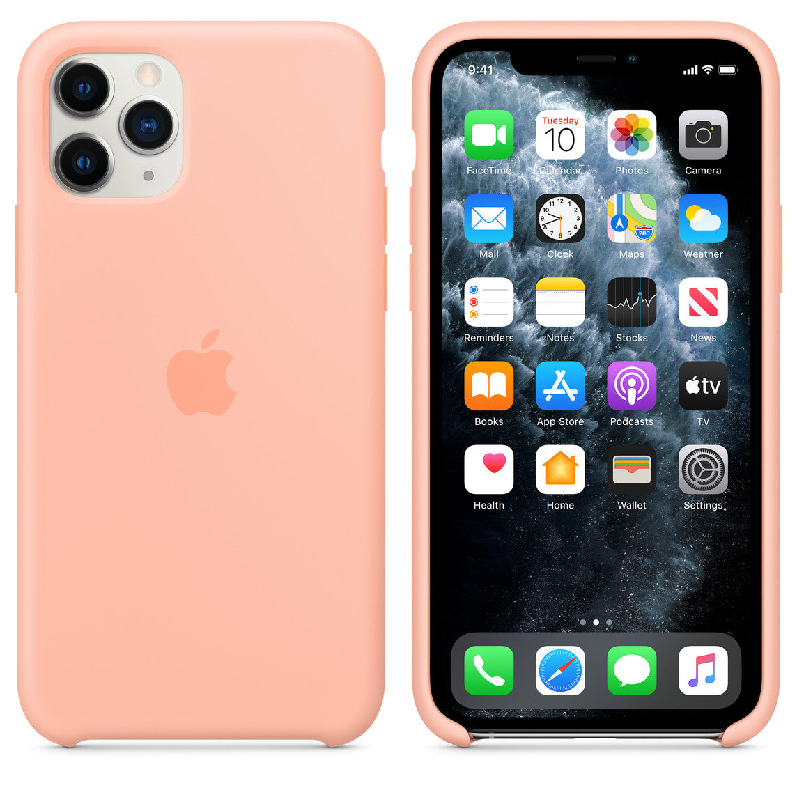 Apple iPhone 11 Pro Silicone Case - Grapefruit Grapefruit New - Sealed