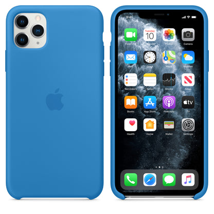 Apple iPhone 11 Pro Max Silicone Case - Surf Blue