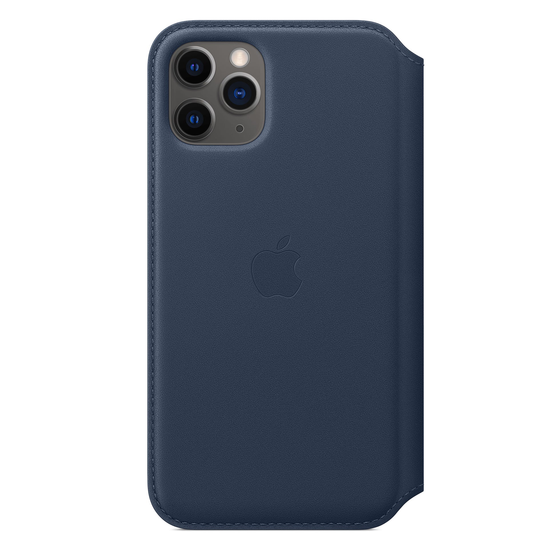 Apple iPhone 11 Pro Leather Folio Deep Sea Blue Deep Sea Blue New - Sealed