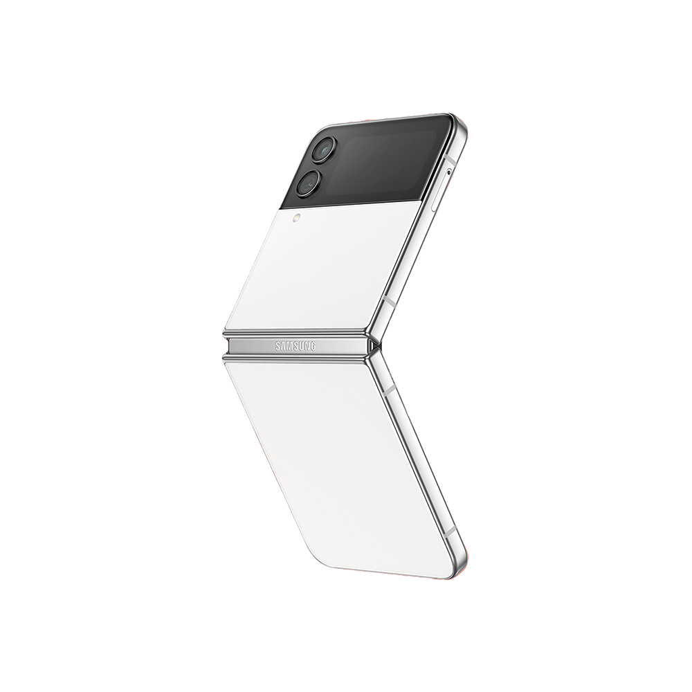 Refurbished Galaxy Z Flip4 128GB in White - Fair condition 128GB White Fair
