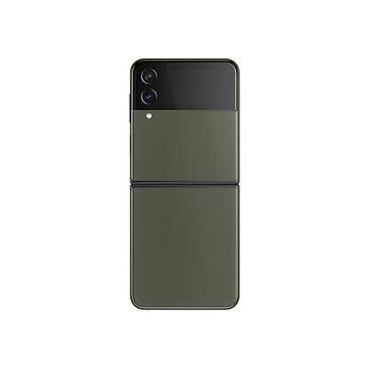 Refurbished Galaxy Z Flip4 256GB in Khaki - Fair condition