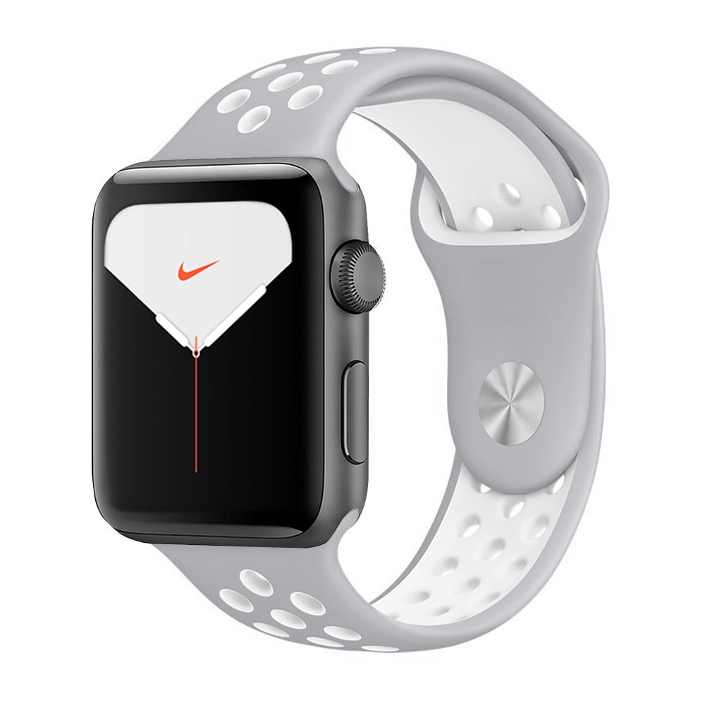 Apple Watch Series 5 Nike Aluminum 44mm Grey Excellent - Unlocked 44mm Space Grey Excellent