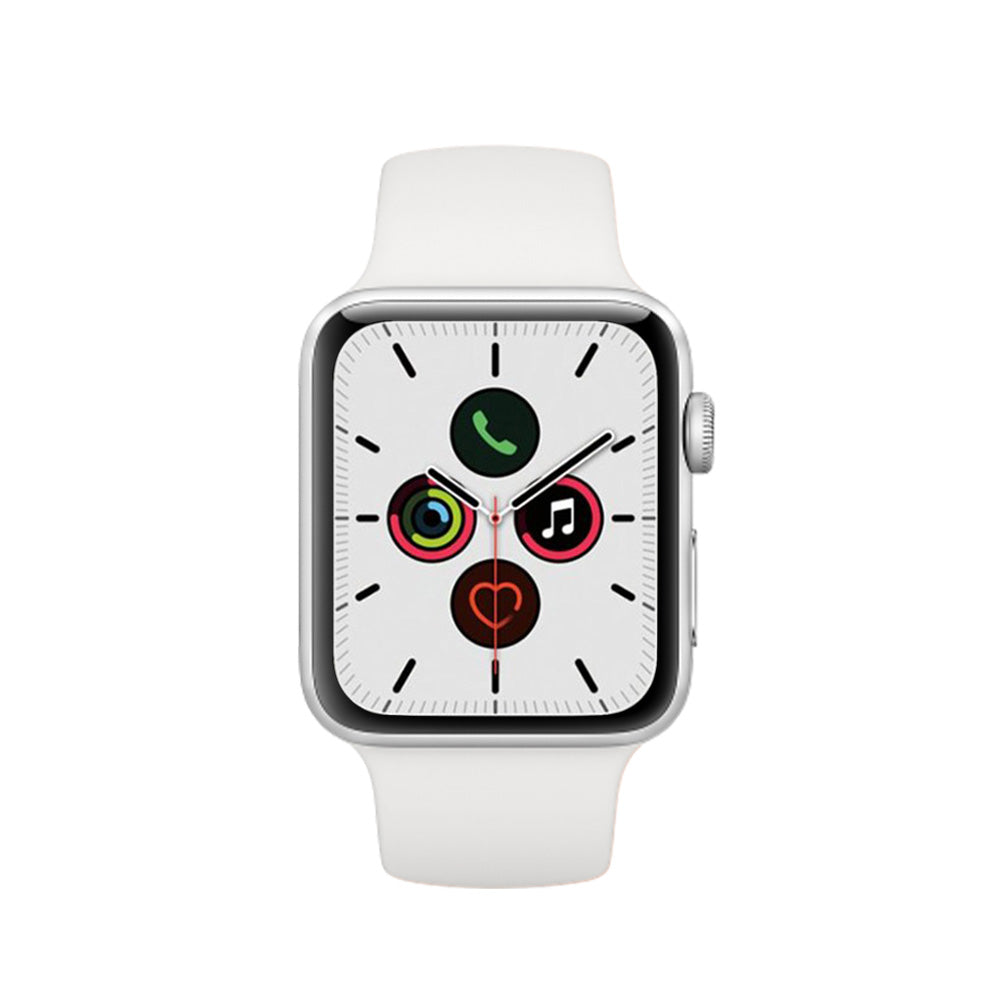 Apple Watch Series 5 Aluminum 44mm Silver Excellent - Unlocked