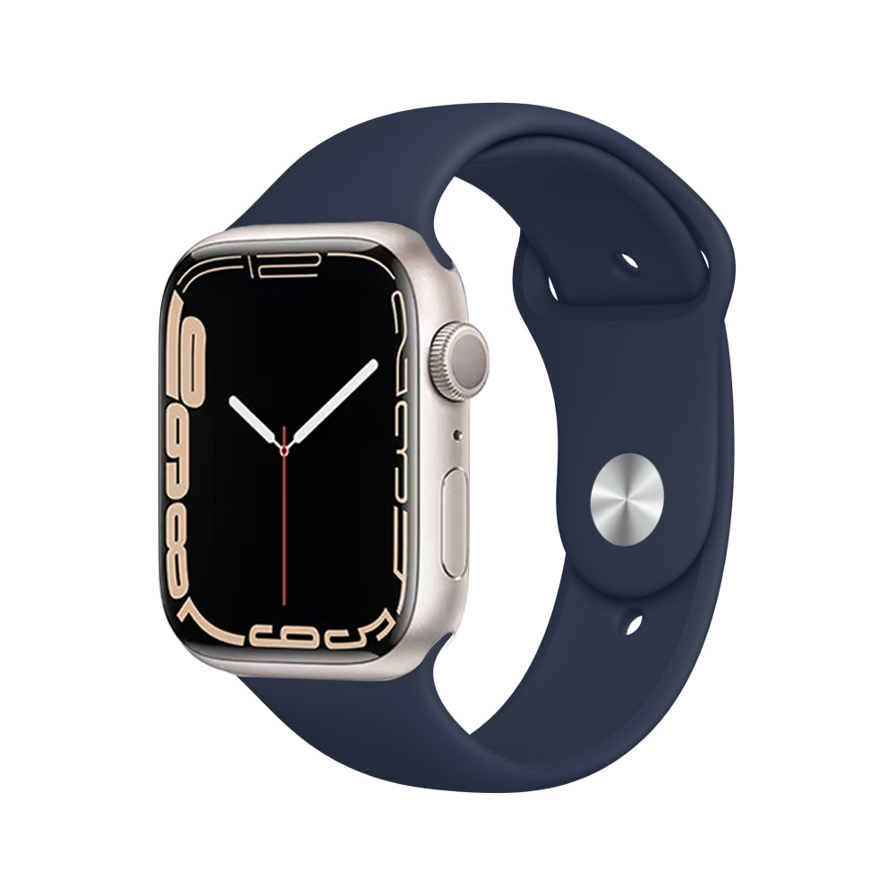 Apple Watch Series 7 Aluminium 41mm Cellular - Starlight - Good - Enhanced Battery 41mm Starlight Good