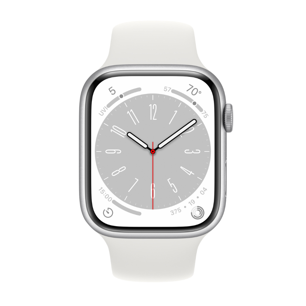 Apple Watch Series 8 Aluminium 45mm GPS - Silver- Fair - Enhanced Battery 45mm Silver Fair