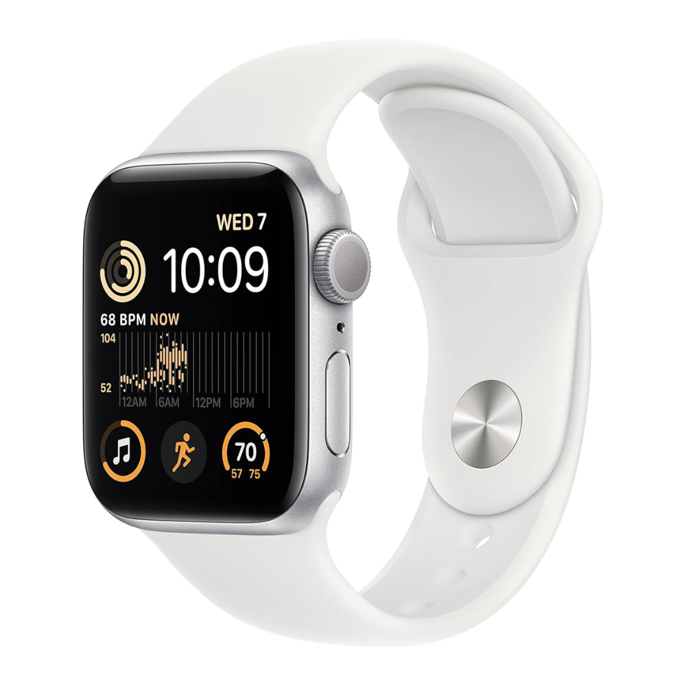 Apple Watch SE (2nd Generation) 44mm GPS - Silver - Fair - Enhanced Battery 44mm Silver Fair