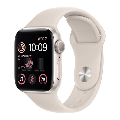 Apple Watch SE (2nd Generation) 40mm Cellular - Starlight - Fair - Enhanced Battery 40mm Starlight Fair