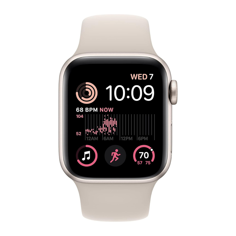 Apple Watch SE (2nd Generation) 40mm Cellular - Starlight - Fair - Enhanced Battery