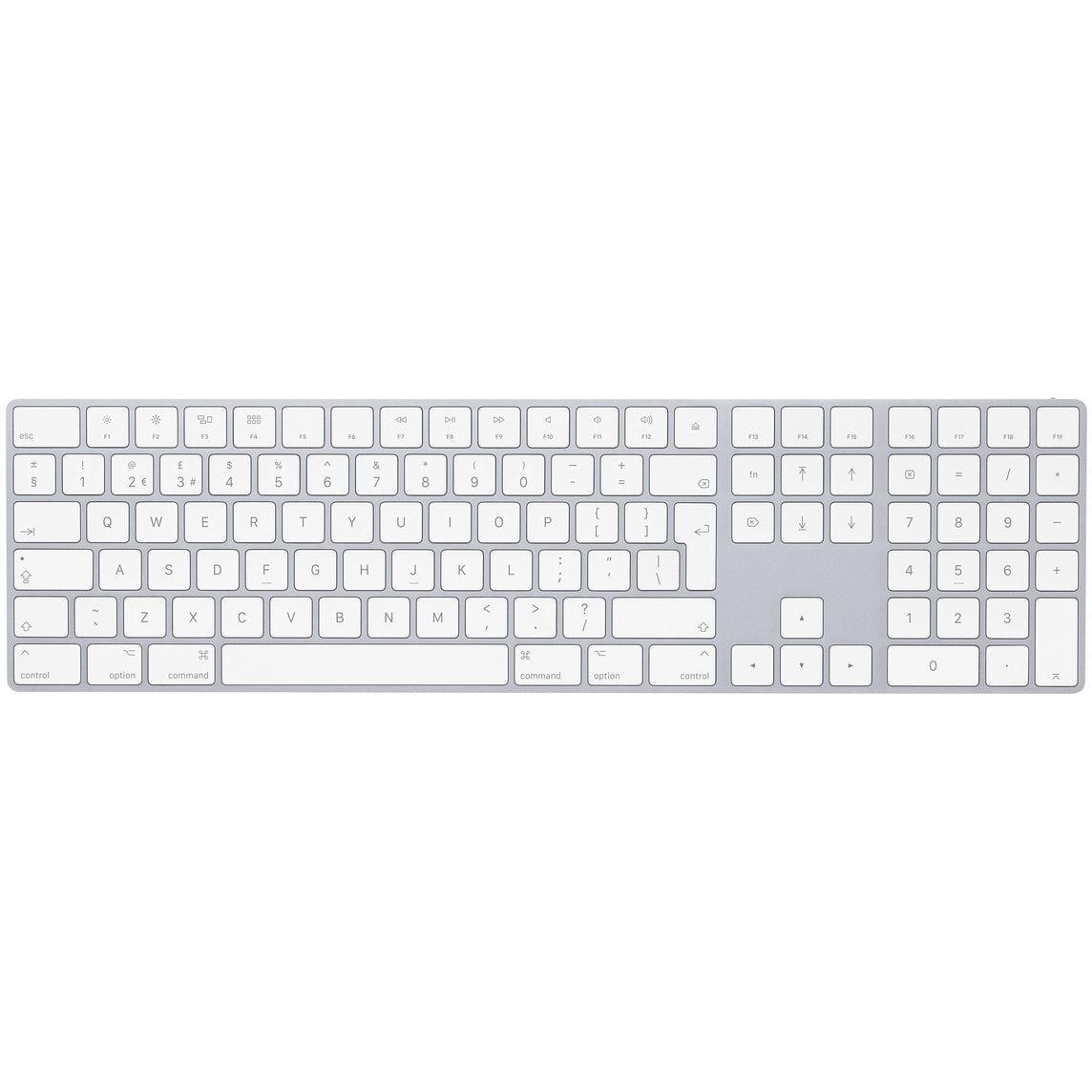 Apple Magic Keyboard with Number Keypad - British English Silver New - Sealed