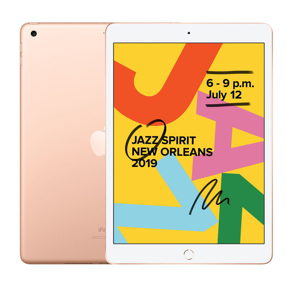 Apple iPad 7 32GB WiFi & Cellular Gold - Good 32GB Gold Good