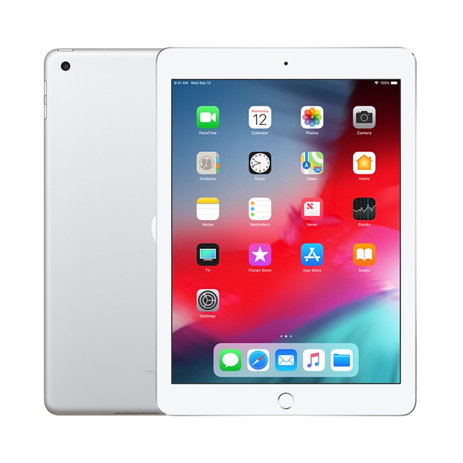 Apple iPad 6 128GB WiFi & Cellular Silver - Good 128GB Silver Good