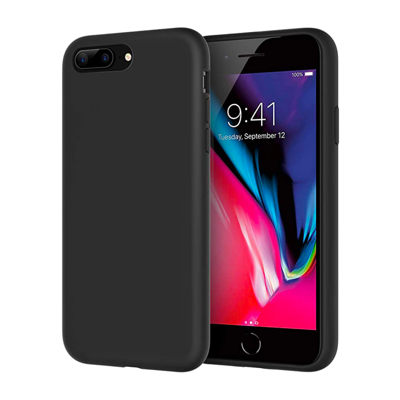 Liquid Phone Case - Black - Apple iPhone 8 Plus