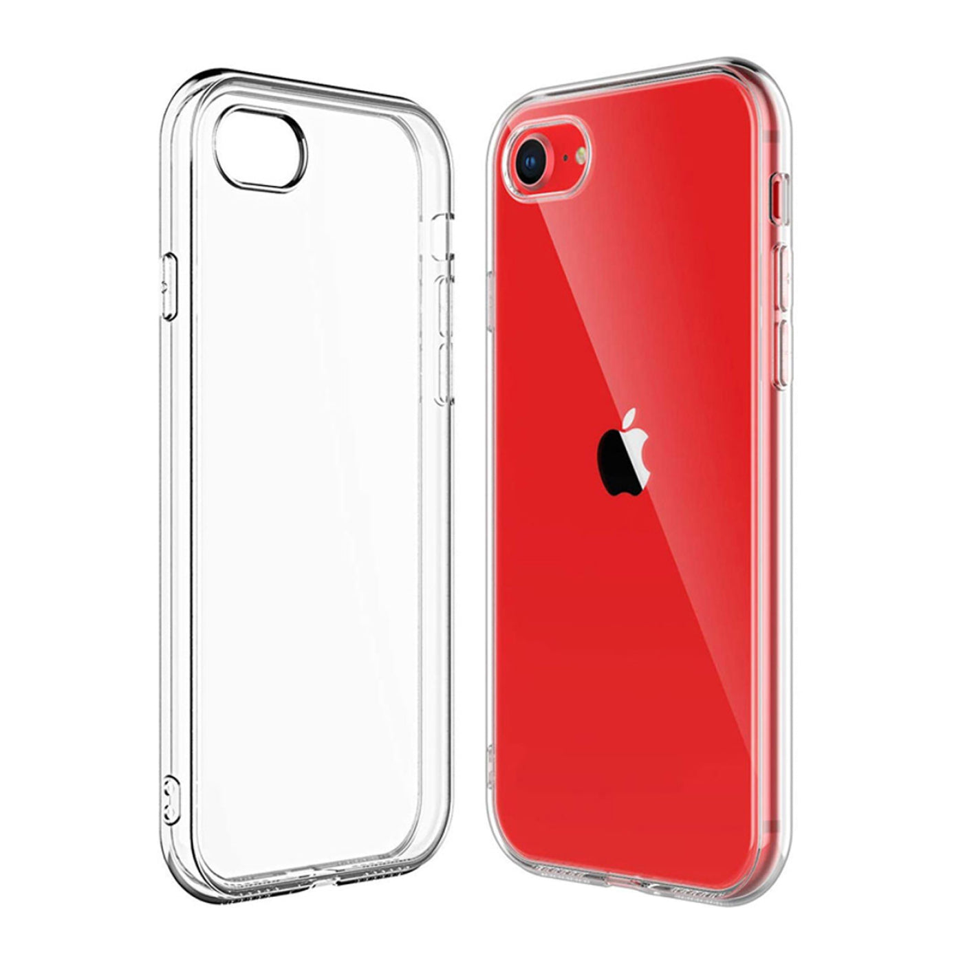 Silicone Phone Case - Clear - Apple iPhone 8