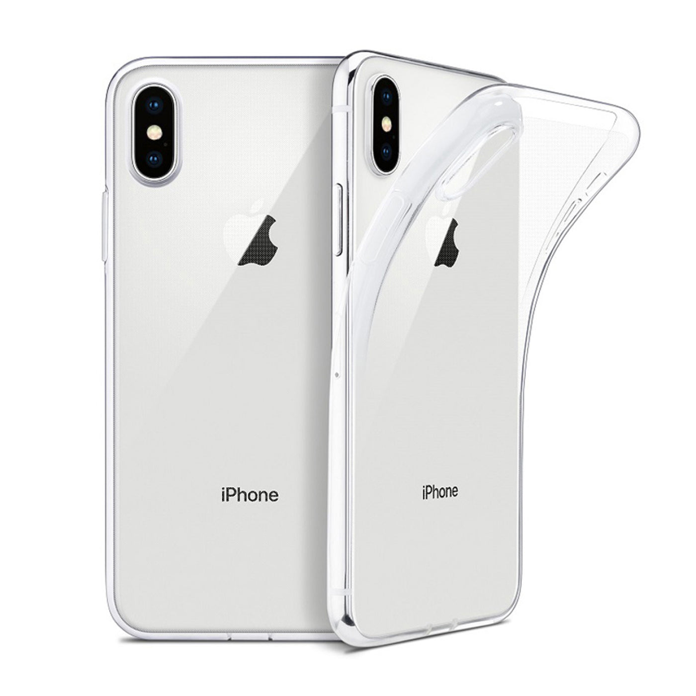 Silicone Phone Case - Clear - Apple iPhone X