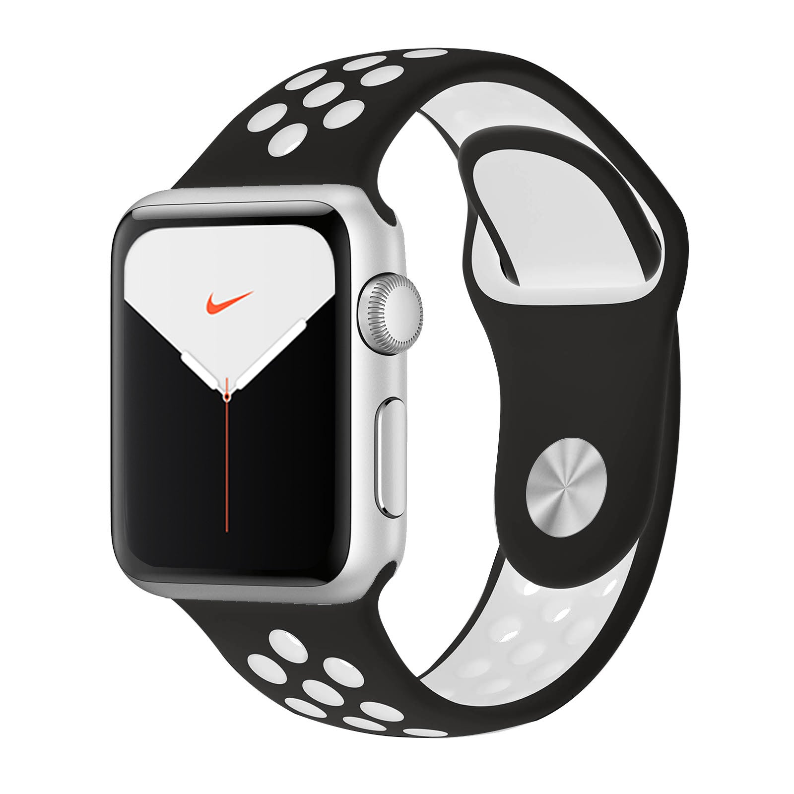Apple Watch Series 5 Nike Aluminum 44mm Silver Pristine - Unlocked 44mm Silver Pristine