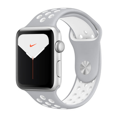 Apple Watch Series 5 Nike Aluminum 44mm Silver Pristine - WiFi 44mm Silver Pristine